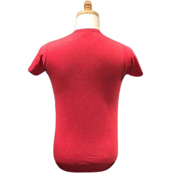 Rock and Roll Hall of Fame Red Retro Electric Guitar Graphic Tee - Picture 3 of 7